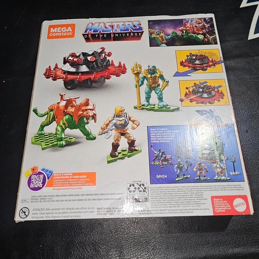 NIB Mega Construx Masters Of The Universe Battle Cat VS Roton‎ Building Set
